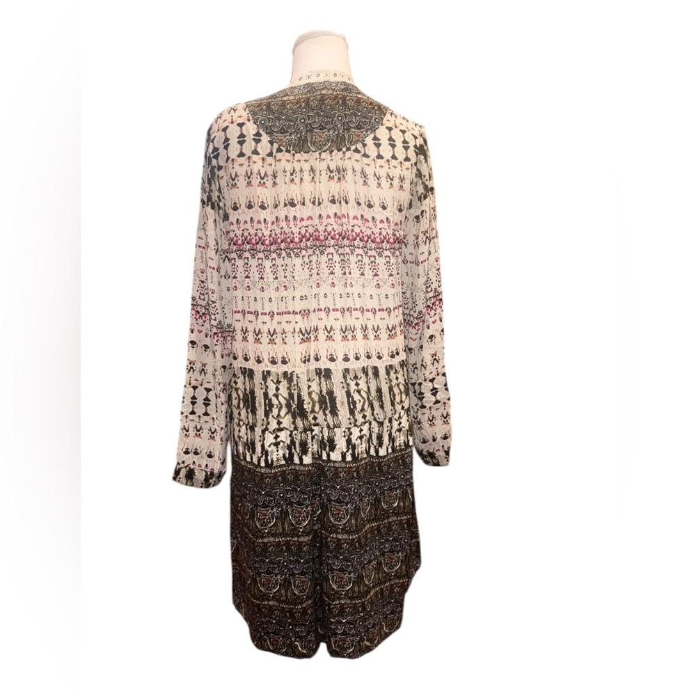 Anthropologie Tiny Boho Patchwork Mini Dress Smal… - image 5